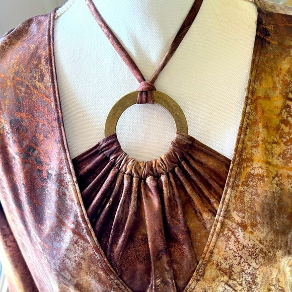 Host Pick!! Boho Chic! Stunning 2-piece Dress Yvonne Marie Designs Size Large - Picture 10 of 16